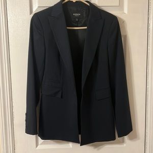Express Womens Navy Blue 2 Piece Suit